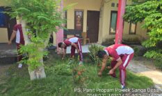 Jaga Lingkungan Tetap Asri, Polsek Sanga Desa Gelar Kurve.