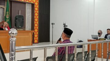 Saat saksi Karmidi dihadirkan disidang PN Tipikor Palembang,Rabu (16/9/2026)