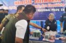 Foto pemusnahan oleh Gubernur Sumsel