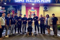 Foto :  pelaku usai diringkus Unit Ranmor