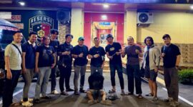 Foto :  pelaku usai diringkus Unit Ranmor