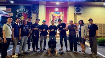 Foto :  pelaku usai diringkus Unit Ranmor