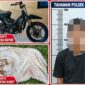Tersangka beserta barang bukti saat diamankan. Foto: dokumen polisi.