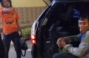 Foto :  pelaku di amankan ke Polrestabes Palembang