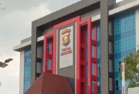 Foto: Gedung utama Polda Sumsel.