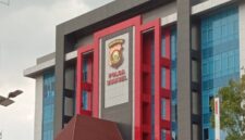 Foto: Gedung utama Polda Sumsel.