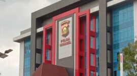 Foto: Gedung utama Polda Sumsel.
