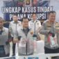 
Polda Sumsel gelar press release terkait OTT.