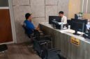 Foto : korban membuat laporan polisi
