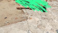 Foto korban saat di TKP