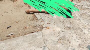 Foto korban saat di TKP