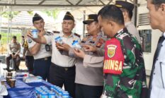 Rutan Kelas IIB Baturaja Gelar Razia Gabungan dan Tes Urine Bersama APH