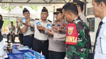 Rutan Kelas IIB Baturaja Gelar Razia Gabungan dan Tes Urine Bersama APH