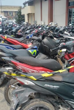 Balap Liar Tengah Malam, 107 Motor Diangkut ke Mapolrestabes Palembang