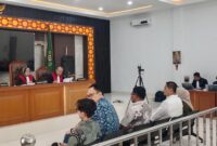 Saat para saksi dihadirkan di sidang PN Tipikor Palembang, Selasa (22/9/2026)