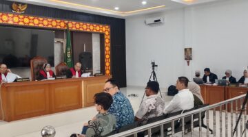 Saat para saksi dihadirkan di sidang PN Tipikor Palembang, Selasa (22/9/2026)