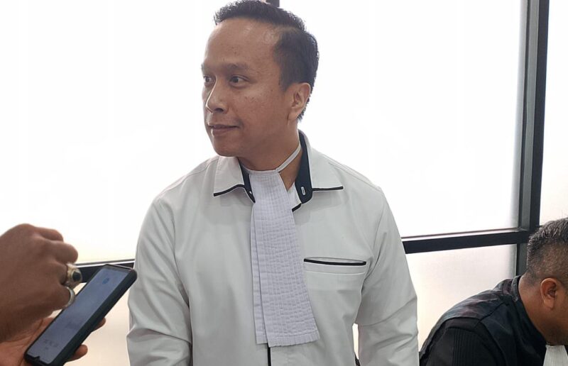 Saat JPU KPK RI ditemui di PN Tipikor Palembang, Rabu (23/9/2026)