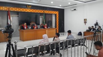 Saat saksi para saksi dihadirkan disidang PN Tipikor Palembang, Rabu (23/9/2026)