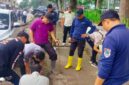 fhoto : gotong royong antisipasi banjir dan normalisasi tumpukan sampah