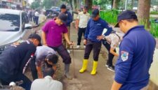 fhoto : gotong royong antisipasi banjir dan normalisasi tumpukan sampah