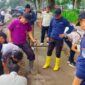 fhoto : gotong royong antisipasi banjir dan normalisasi tumpukan sampah