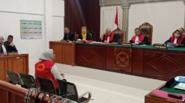persidangan perkara dugaan pembunuhan di PN Palembang, Kamis (24/9/2026).