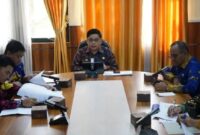 fhoto : sekda pagar alam zaily oktosab fitri abidin pimpin rapat tim indeks nspk manajemen asn
