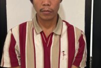 Pelaku saat diamankan