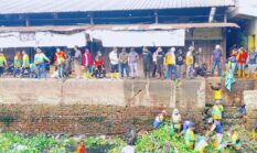 Kolaborasi Bersama Pemkot Palembang Kodim 0418 Bersama Bersihkan Sungai Sekanak
