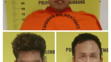 Ketiga Pelaku saat Diamankan 