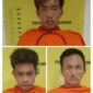 Ketiga Pelaku saat Diamankan 