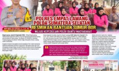 Polres Empat Lawang Resmikan Sumur Bor, Bantu Warga Penuhi Kebutuhan Air Bersih