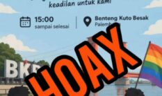 Kapolrestabes Palembang Tegaskan Flyer Ajakan Pawai LGBT di BKB Hoaks