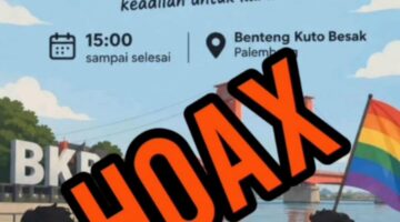 Kapolrestabes Palembang Tegaskan Flyer Ajakan Pawai LGBT di BKB Hoaks