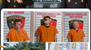 Pelaku Pencuri BBM PT BPP di Tangkap Polsek BHL 