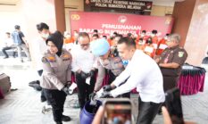 Polda Sumsel Musnahkan Barang Bukti Narkoba Hasil 20 Kasus, 29 Tersangka Diamankan