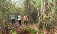 Polsek Rambang Cek Laporan Satwa Diduga Beruang, BKSDA Segera Turun ke Lokasi