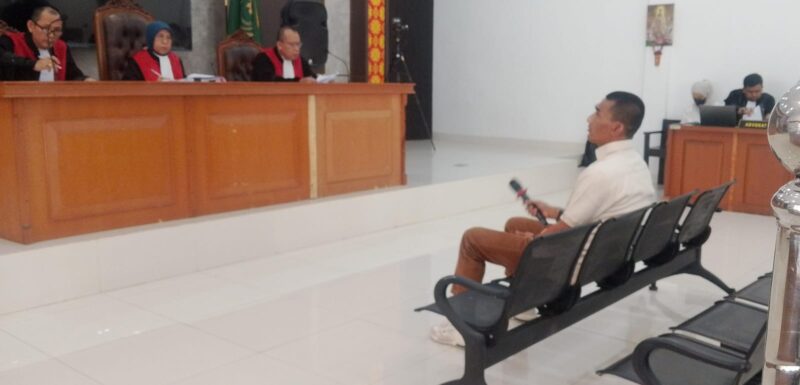 Saat Saksi dihadirkan di Sidang PN Tipikor Palembang Selasa (29/9/2026)