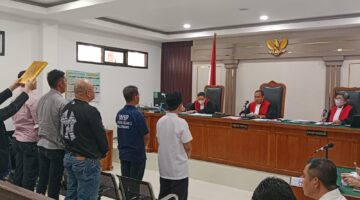 Saat para saksi dihadirkan disidang PN Tipikor Palembang, Selasa (29/9/2026)