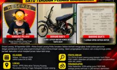 Curanmor di Kantor SPPG Empat Lawang Terungkap, Satu Terduga Pelaku Ditangkap