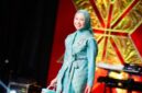 Foto. Hj., Ike Meilina Muchendi, saat mengenakan langsung kreasi tersebut dalam fashion show Kriyanusa 2026 di Jakarta Convention Center (JCC