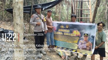 Polsek Sanga Desa Gencarkan Patroli dan Imbauan Hentikan Aktivitas Illegal Drilling