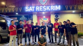 Foto : pelaku usai diringkus