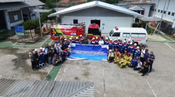 Perkuat Kesiapsiagaan Darurat, PGN Area Palembang Uji Kesiapan Penanganan Kebakaran