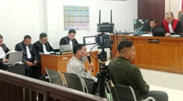 Saat dua orang dihadirkan disidang PN Tipikor Palembang, Rabu (30/9/2026)