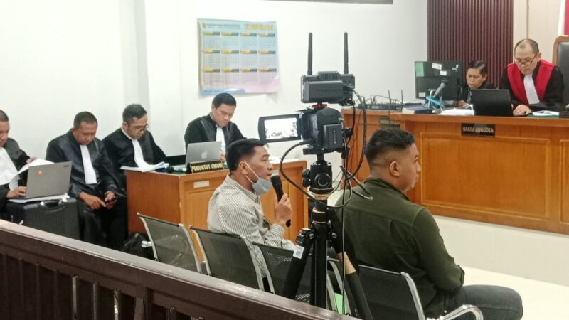 Saat dua orang dihadirkan disidang PN Tipikor Palembang, Rabu (30/9/2026)