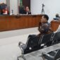 Saat Bupati Muara Enim nonaktif Edison dihadirkan sebagai saksi dalam sidang dugaan suap pengadaan Smartboard dan Chromebook Disdikbud Muara Enim.Rabu (30/9/2026)