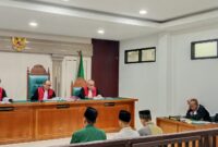 Saat tiga dihadirkan disidang PN Tipikor Palembang, Rabu (30/9/2026)