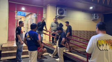 Foto pelaku usai diamankan