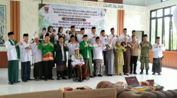 fhoto : pelantikan tiga lembaga dibawah pc nu kota pagar alam
